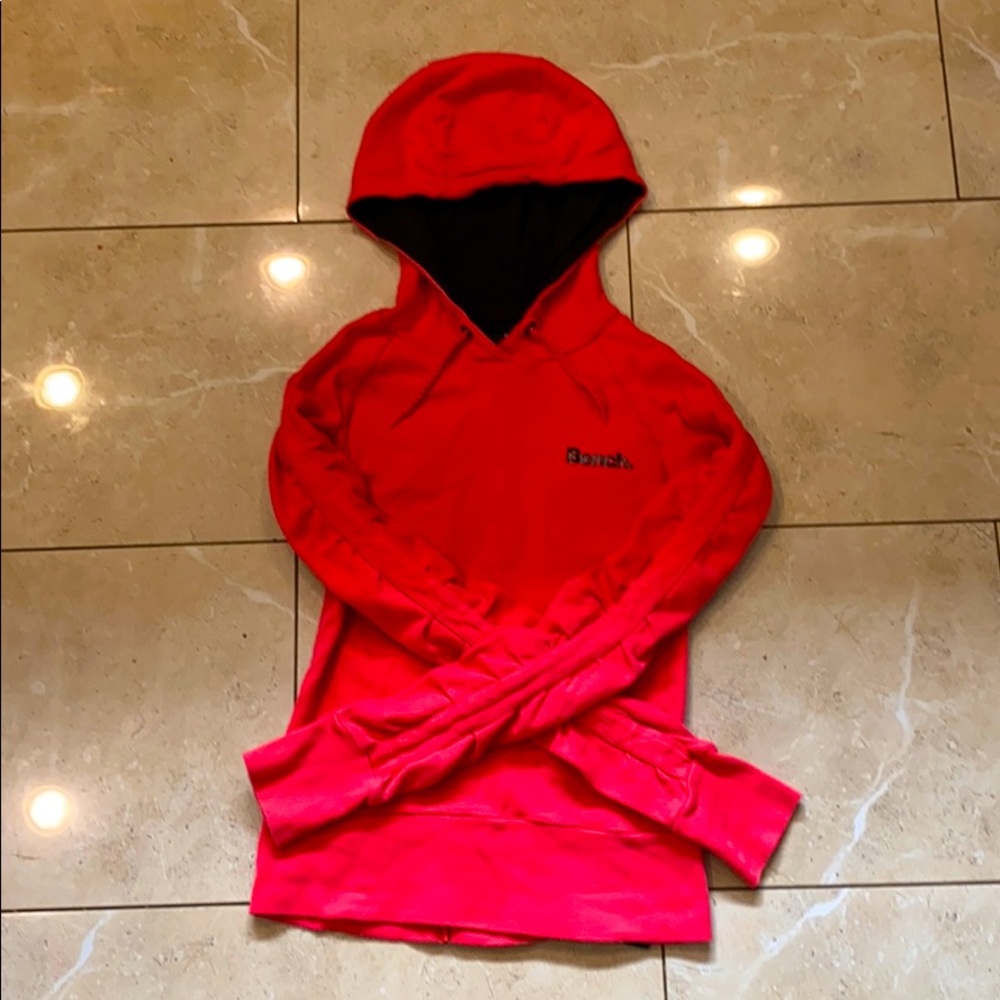 Coral bench hoodie